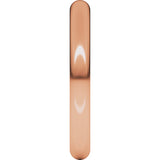 14K Rose Gold 3 mm Comfort-Fit Full Round Band Size 6
