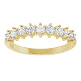 14K Yellow 1/2 CTW Natural Diamond Anniversary Band