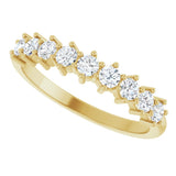 14K Yellow 1/2 CTW Natural Diamond Anniversary Band