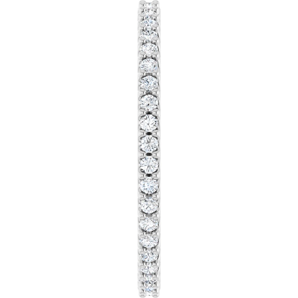 14K White Gold 3/8 CTW Lab-Grown Diamond  Eternity Band
