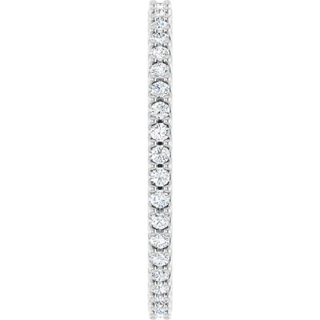 14K White Gold 1/3 CTW Lab-Grown Diamond  Eternity Band