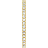 14K Yellow Gold 3/8 CTW Lab-Grown Diamond  Eternity Band