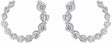 14K White Gold 1/2 CTW Lab-Grown Diamond Front-Back Earrings