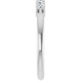 14K White Gold 1/3 CTW Lab-Grown Diamond Anniversary Band