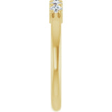 14K Yellow Gold 1/3 CTW Lab-Grown Diamond Anniversary Band