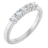 14K White Gold 1/3 CTW Lab-Grown Diamond Anniversary Band