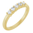 14K Yellow Gold 1/3 CTW Lab-Grown Diamond Anniversary Band