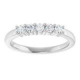 14K White Gold 1/3 CTW Lab-Grown Diamond Anniversary Band