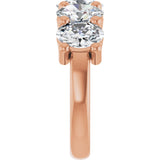 10K Rose Gold 3 3/4 CTW Lab-Grown Diamond Anniversary Band