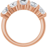 10K Rose Gold 3 3/4 CTW Lab-Grown Diamond Anniversary Band