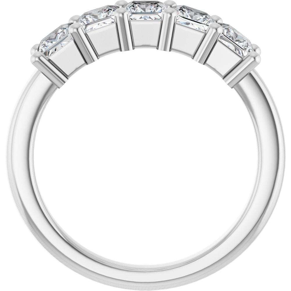 14K White Gold 1 1/4 CTW Lab-Grown Diamond Anniversary Band