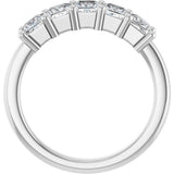 14K White Gold 1 1/4 CTW Lab-Grown Diamond Anniversary Band