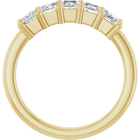 10K Yellow Gold 1 1/6 CTW Lab-Grown Diamond Anniversary Band