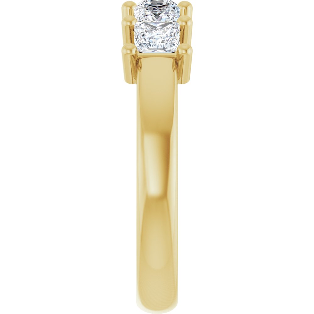 10K Yellow Gold 1 1/6 CTW Lab-Grown Diamond Anniversary Band