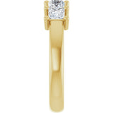 10K Yellow Gold 1 1/6 CTW Lab-Grown Diamond Anniversary Band