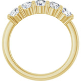 14K Yellow Gold 1 CTW Lab-Grown Diamond Anniversary Band
