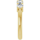 14K Yellow Gold 1 CTW Lab-Grown Diamond Anniversary Band