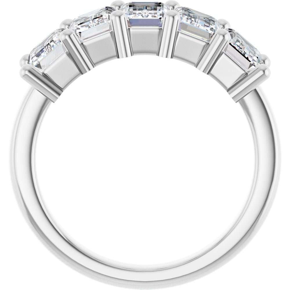 10K White Gold 2 1/2 CTW Lab-Grown Diamond Anniversary Band