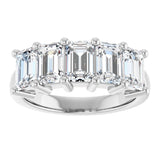 10K White Gold 2 1/2 CTW Lab-Grown Diamond Anniversary Band