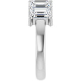 10K White Gold 2 1/2 CTW Lab-Grown Diamond Anniversary Band