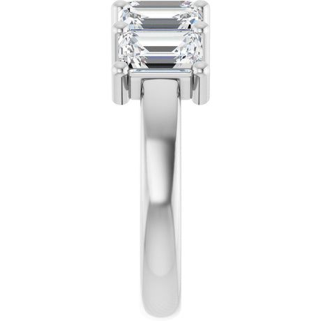 10K White Gold 2 1/2 CTW Lab-Grown Diamond Anniversary Band