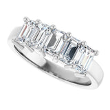 14K White Gold 1 1/2 CTW Lab-Grown Diamond Anniversary Band
