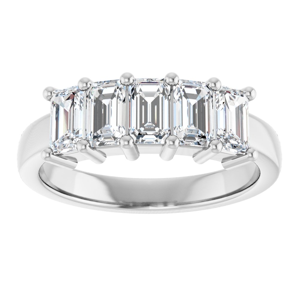 14K White Gold 1 3/4 CTW Lab-Grown Diamond Anniversary Band