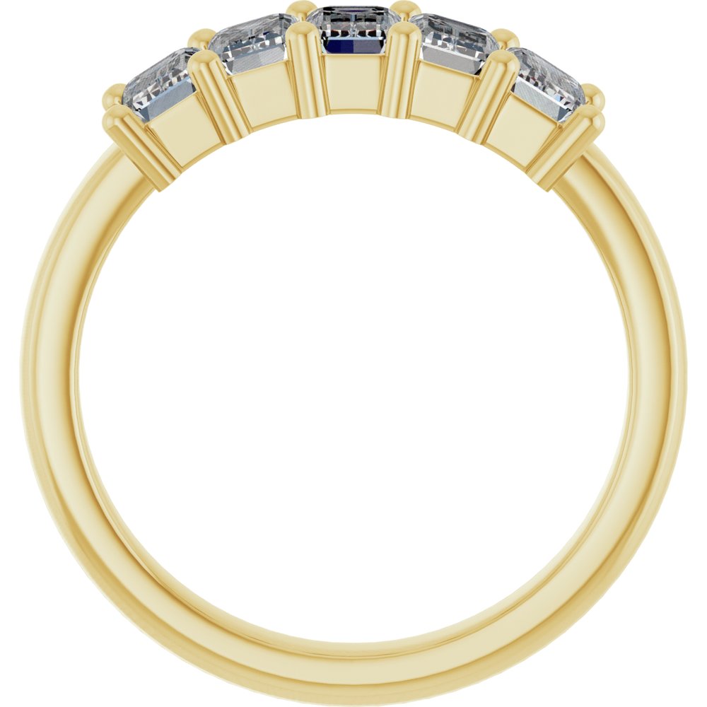 14K Yellow Gold 1 1/2 CTW Lab-Grown Diamond Anniversary Band