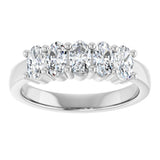 14K White Gold 9/10 CTW Lab-Grown Diamond Anniversary Band