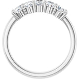 14K White Gold 9/10 CTW Lab-Grown Diamond Anniversary Band