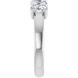 14K White Gold 9/10 CTW Lab-Grown Diamond Anniversary Band