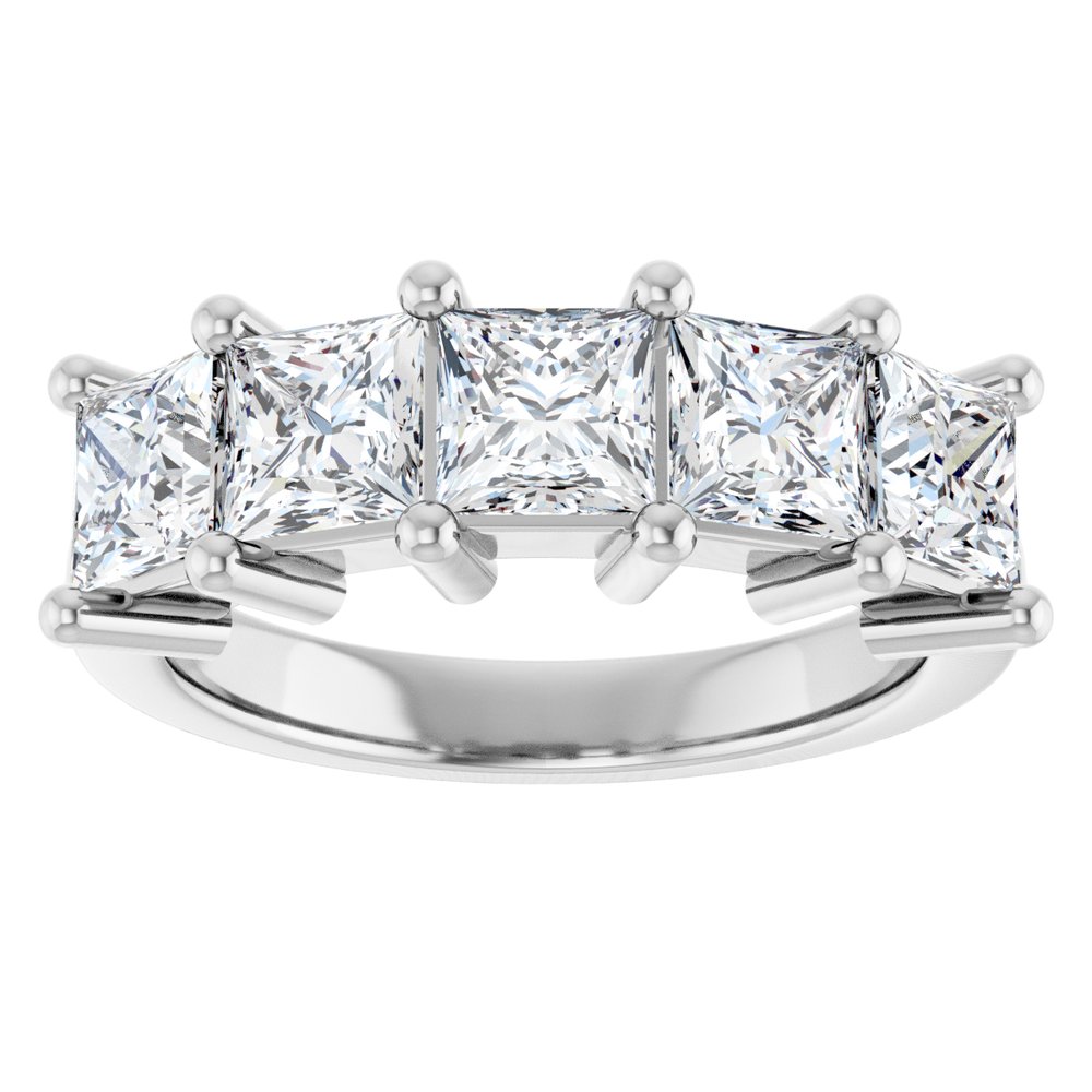 14K White Gold 2 5/8 CTW Lab-Grown Diamond Anniversary Band