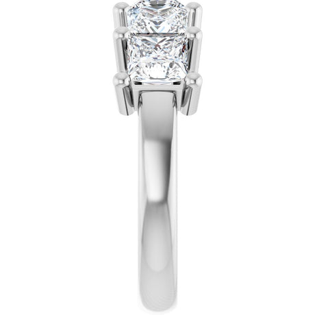 14K White Gold 2 5/8 CTW Lab-Grown Diamond Anniversary Band