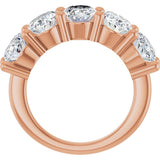 10K Rose Gold 5 1/2 CTW Lab-Grown Diamond Anniversary Band