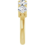 10K Yellow Gold 2 1/2 CTW Lab-Grown Diamond Anniversary Band