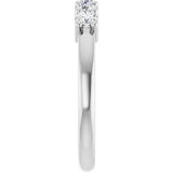 14K White Gold 1/2 CTW Lab-Grown Diamond Anniversary Band