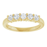 14K Yellow Gold 1/2 CTW Lab-Grown Diamond Anniversary Band