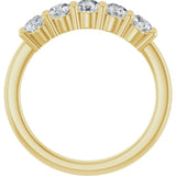 14K Yellow Gold 3/4 CTW Lab-Grown Diamond Anniversary Band