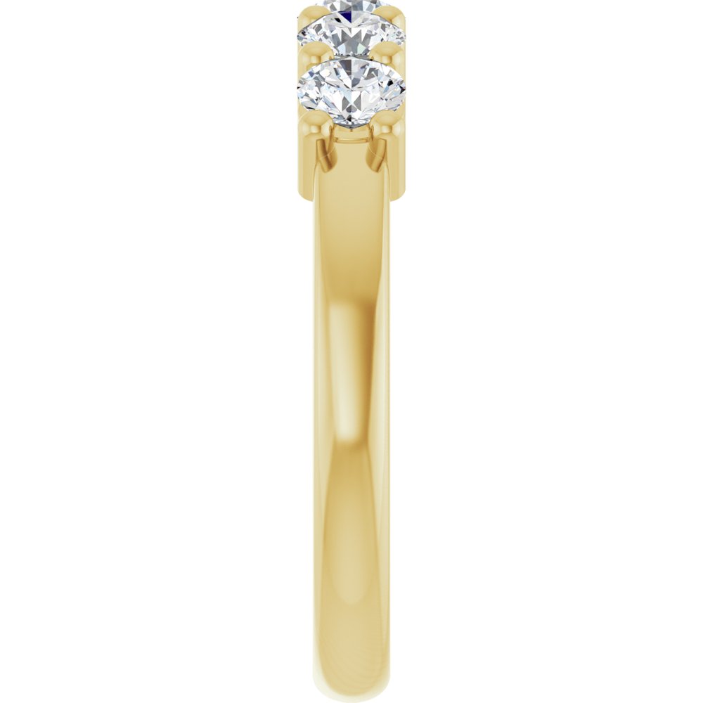 14K Yellow Gold 3/4 CTW Lab-Grown Diamond Anniversary Band