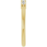 14K Yellow Gold 1/5 CTW Lab-Grown Diamond Anniversary Band