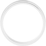 Continuum Sterling Silver 6 mm Stepped-Edge Knurled Flat Band Size 10.5