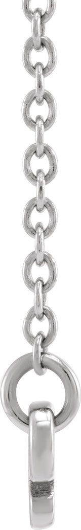 Sterling Silver Pisces Zodiac 18" Necklace