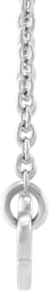 Sterling Silver Leo Zodiac 18" Necklace