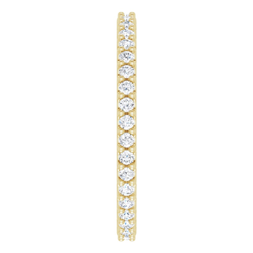 14K Yellow 1/3 CTW Natural Diamond Eternity Band