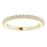 14K Yellow 1/3 CTW Natural Diamond Eternity Band