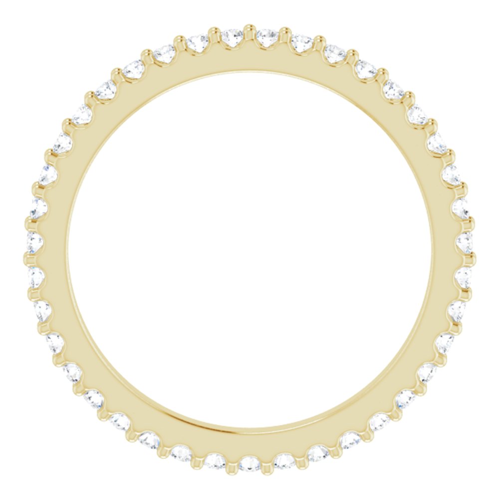 14K Yellow 1/3 CTW Natural Diamond Eternity Band
