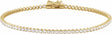 14K Yellow 1 5/8 CTW Natural Diamond Lightweight Line 7" Bracelet