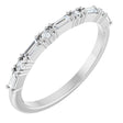 14K White Gold 1/5 CTW Natural Diamond Anniversary Band