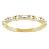 14K Yellow Gold 1/5 CTW Lab-Grown Diamond Anniversary Band