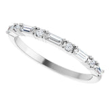 Platinum 1/5 CTW Natural Diamond Anniversary Band